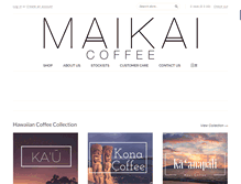 Tablet Screenshot of maikaicoffee.com